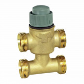 VYE15B1.6MCS 3-ход. клапан малый с байпасом, наружная резьба, Ду15, Ру16, Kvs1.6, рег., коническое уплотнение