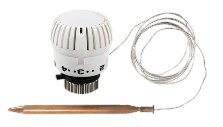 T750120 Термоголовка (M30х1.5), с выносным термобалоном, 20…70 С, к/т 2м