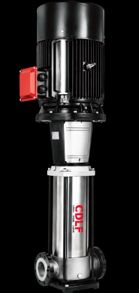 Насос вертикальный многоступенчатый центробежный FANCY CDLF 200-20-2A, подача 200 м³/ч, напор 49 м, мощность 45 кВт, 380 В, 3 фазы, DN150/DN150