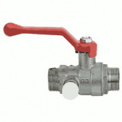 Кран шаровый ВР со спускником (кран Маевского) DN40 (1 1/2") FIV