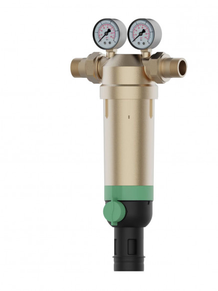 Фильтр тонкой очистки с обратной промывкой DN20 (3/4) 100мк на холодную воду ХК F76S-3/4С