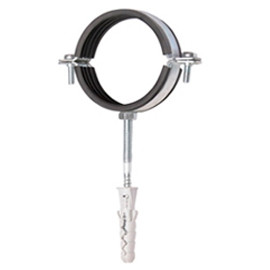 Хомут сантехнический  8" (219-225) М10 в комплекте