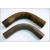 Отвод гнутый, черный, 90 гр,  Ду 50