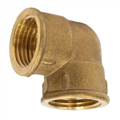 Угольник латунный Ду 20 (3/4") ВР