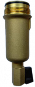 KF06H-T Колба для фильтров ГВС/латунь со сливным краном  серии FR
