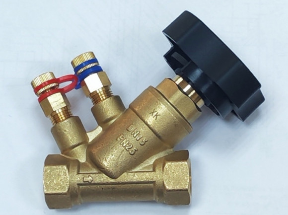 SBV25DA Клапан балансировочный ручной ВР DN25 PN25 с изм.нип.