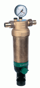 Фильтр тонкой очистки с обратной промывкой DN32 (11/4) 100мк на горячую воду Honeywell F76S-11/4AAM