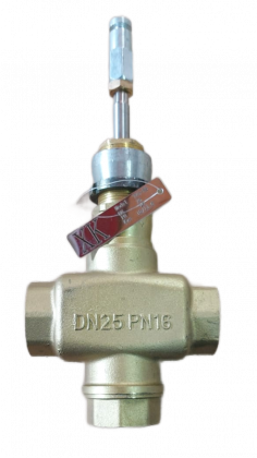 Регулирующий клапан муфтовый линейный трехходовой DN25 PN16 Kvs 10 XK V5013XK25