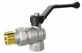 Кран шаровой лат. ник. угловой Ду15 LD Pride 47.15.В-ГШ.У.Р