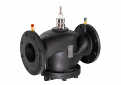 Комбинированный балансировочный клапан фланцевый AQF-R PN16, DN 150 с ниппелями Ридан