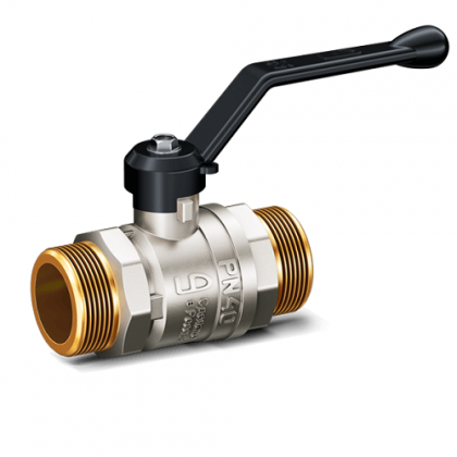 Кран шаровой лат. ник. Ду 25 Ру40 Нар-Нар рыч. LD Pride 47.25.Н.-Н.Р