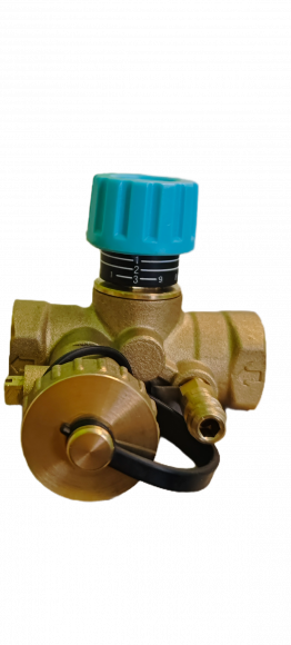 Ручной балансировочный клапан MNT ВР DN15 с дренажем "XK"