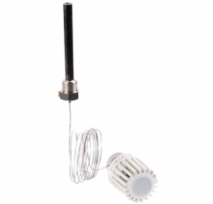 T100RS-DA Термоголовка (M30х1.5) с выносным капиляром, 10...50 °C, T=5сек., 222 мм, без колодца, 1/2"
