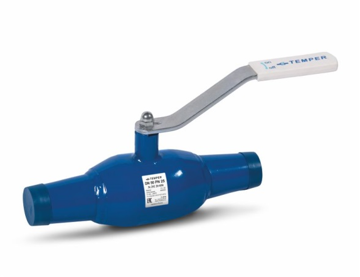 Кран шаровой сталь св./св. Temper DN600 PN16 L=1143mm,ст.20,с редуктором,стандартный проход 28220600