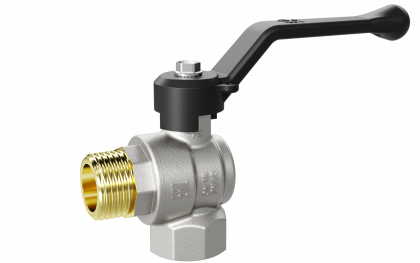 Кран шаровой лат. ник. угловой Ду 15 LD Pride 47.15.В-Н.У.Р