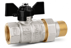 Кран шаровой лат. ник. Ду 25 Ру 40 Вн-Нар американка баб. LD Pride 47.25.В-ГШ.Б