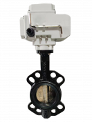 ЗДП с чугунным диском и электроприводом 220В Ду100 Ру16 XK