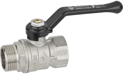 Кран шаровой DN20 PN25 вн/нар рычаг Arizona 605 BUGATTI