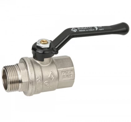 Кран шаровой DN32 PN25 вн/нар рычаг Oregon 305 BUGATTI