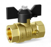 Кран шаровой лат. для манометра Ду 15 (1/2"хM20) Ру16 баб. LD Pride 44.15.В-В.М.Б