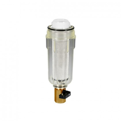 KF06-1/2A Прозрачная чаша фильтра в комплекте с сетчатым элементом и держателем сетчатого элемента
