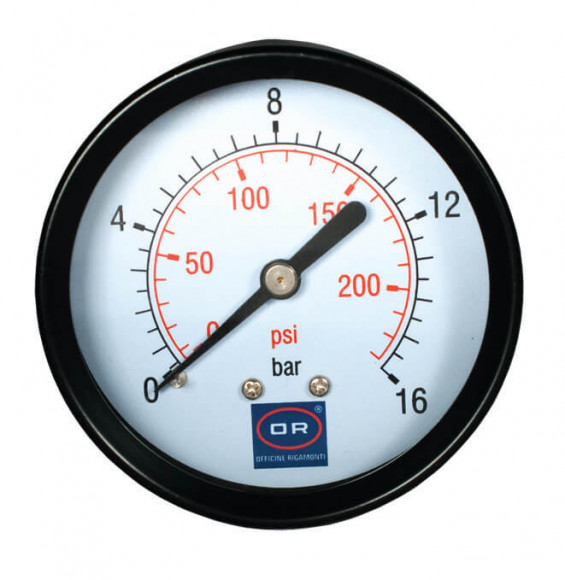 0240.010 Манометр осевой, диаметр 63, резьба G1/4 шкала 0-1.0 OR 0240.010 Манометр осевой, диаметр 63, резьба G1/4 шкала 0-1.0 OR