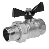 Кран шаровой DN25 (1") американка рычаг «Акватехник»