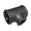 Тройник переходной чугунный Ду 40х32 (1 1/2"х1 1/4")