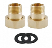 CKF-1/2 Монтажный комплект (гайка и штуцер) для регулятора/фильтра  Ду15 (G 1/2) пара