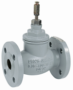 Регулирующий линейный фланцевый клапан DN 15 PN16 Kvs 1.6 (двухходовой 20мм) Honeywell V5016A1044