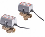 Регулирующий зональный 2-х ходовой клапан c приводом 220V ВР DN25(G 1") Kvs 6 Resideo RVC4013AP1000T