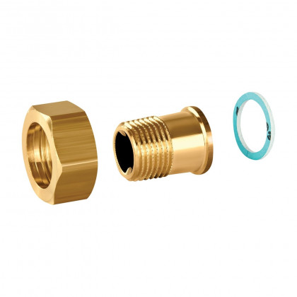 ASV-CS-20-O-F Присоединительный комплект, тип 13, Ду20, наружная резьба, плоское уплотнение