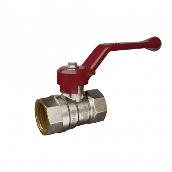 Кран шаровый латунный Temper 88.Вн-Вн.Рычаг.114. DN32 (1 1/4) PN25