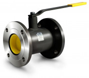 Кран шаровый LD КШ.Ц.Ф. Ду-025 Ру-40 Т=+200°С, СП, ст.20 фланцевый (вода, пар, нефтепродукты)