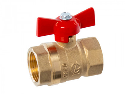 Кран шаровой DN-20 СТАНДАРТ 230 бабочка ВхВ ГАЛЛОП