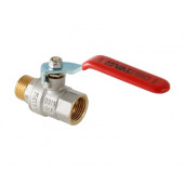 Кран шаровой латунный  DN 1 1/2 ВР-НР ручка Valtec Base