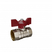 Кран шаровый латунный Temper 88.Вн-Вн.Бабочка.12. DN15 (1/2) PN40