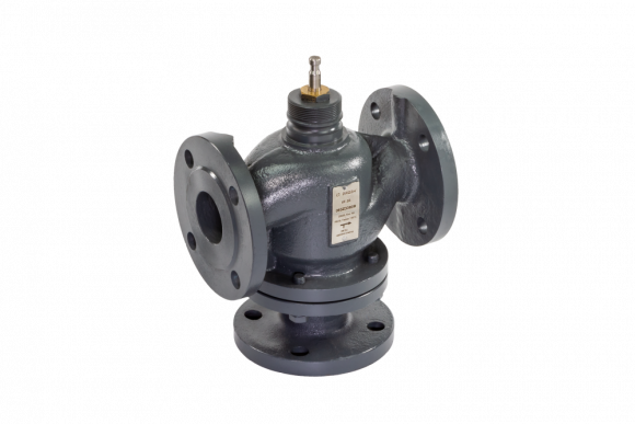 Клапан трехходовой регулирующий фланцевый VF-3R Ридан DN 15 PN 16 Kvs 4,0, вода, Тмакс 150 °С