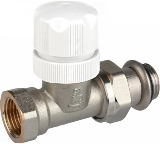 VH1030DS15 Клапан радиаторный прямой верхний DN15  PN10 1/2", Kvs 1.47