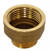 Переходник латунь Ду 40х25 (1 1/2"х1") вн/нр