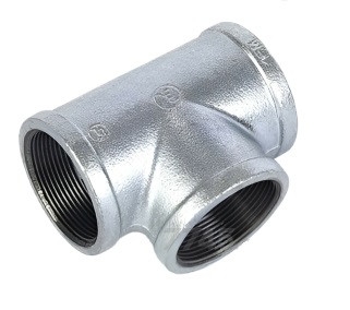 Тройник чугун оцинкованный Ду 20 (3/4")