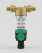 Фильтр тонкой очистки с обратной промывкой Mini DN25 (1) 100мк на холодную воду ХК  FF74-1C