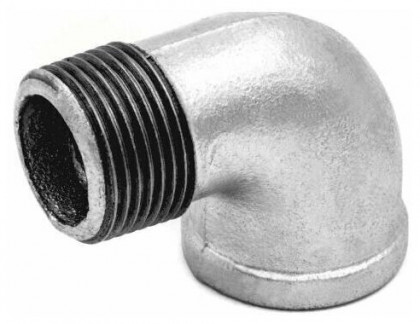 Угольник чугун оцинк. Ду 15 (1/2") вн/нр