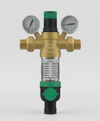 Фильтр тонкой очистки с обратной промывкой и рег-ом 2 ман. Mini DN20 100мк хол вода ХК FK743S-3/4C