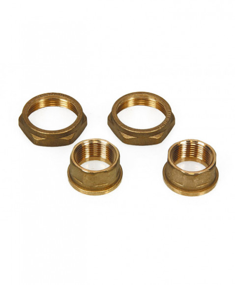 547121140 Комплект латунных гаек BRASS UNION KIT 1 1/2" х 1 " F DAB