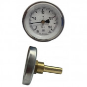 Термометр биметаллич ТБП-Т 120С Дк100 L=50 ЗТП осевой G 1/2