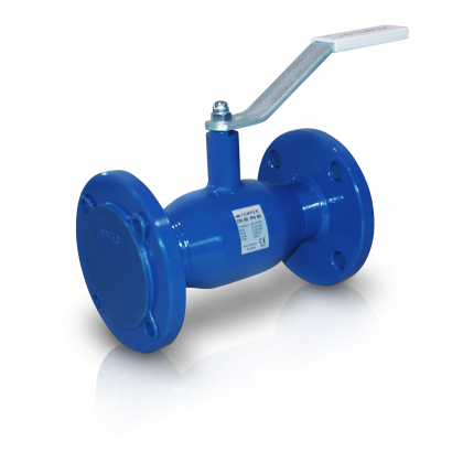 Кран шаровой сталь фл./фл. Temper DN125 PN16 L=350mm, ст.20, стандартный проход 28320125