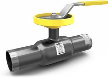 Кран шаровый LD КШ.Ц.П. Ду-200 Ру-25 Т=+200°С, ПП, ст.20, п/приварку (вода, пар, нефтепродукты)